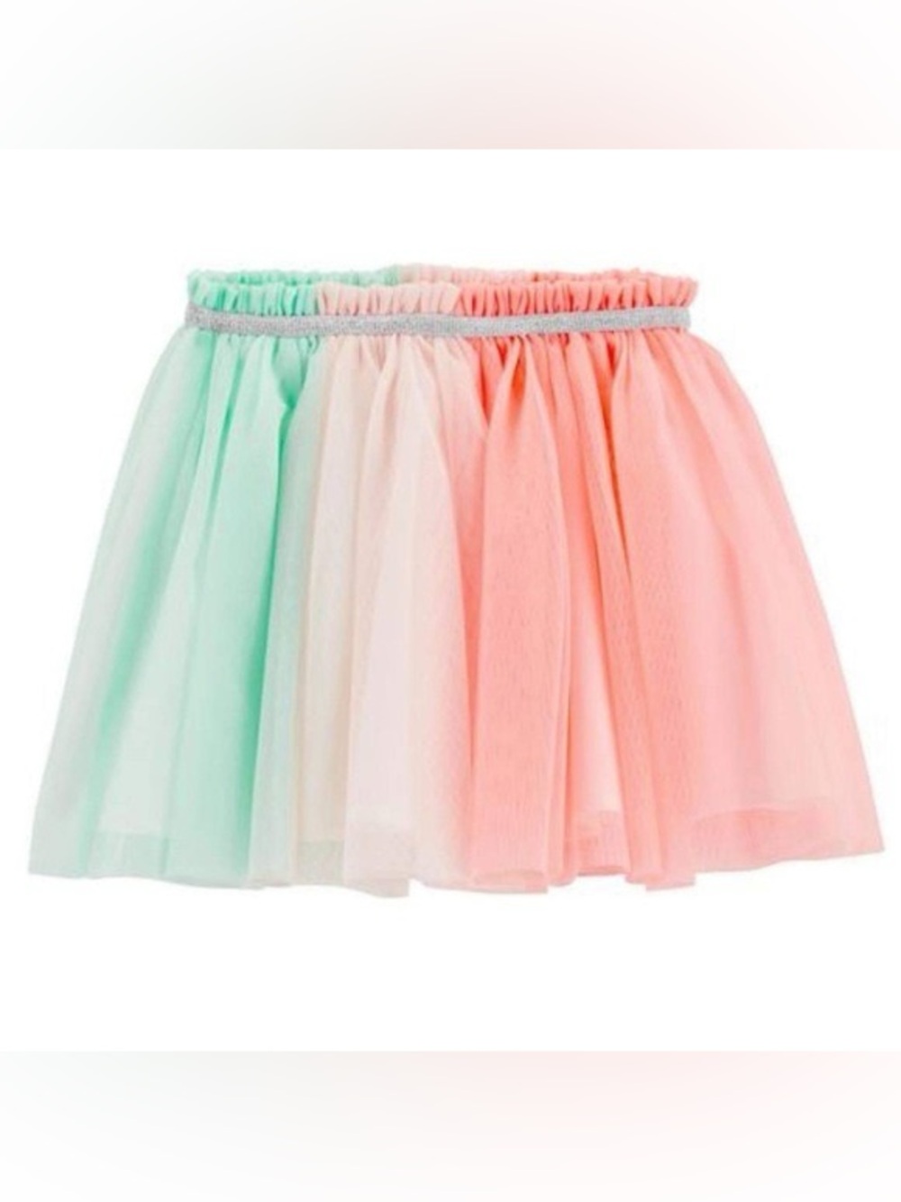 Carter's Rainbow Colorblocked Tulle Tutu Skirt